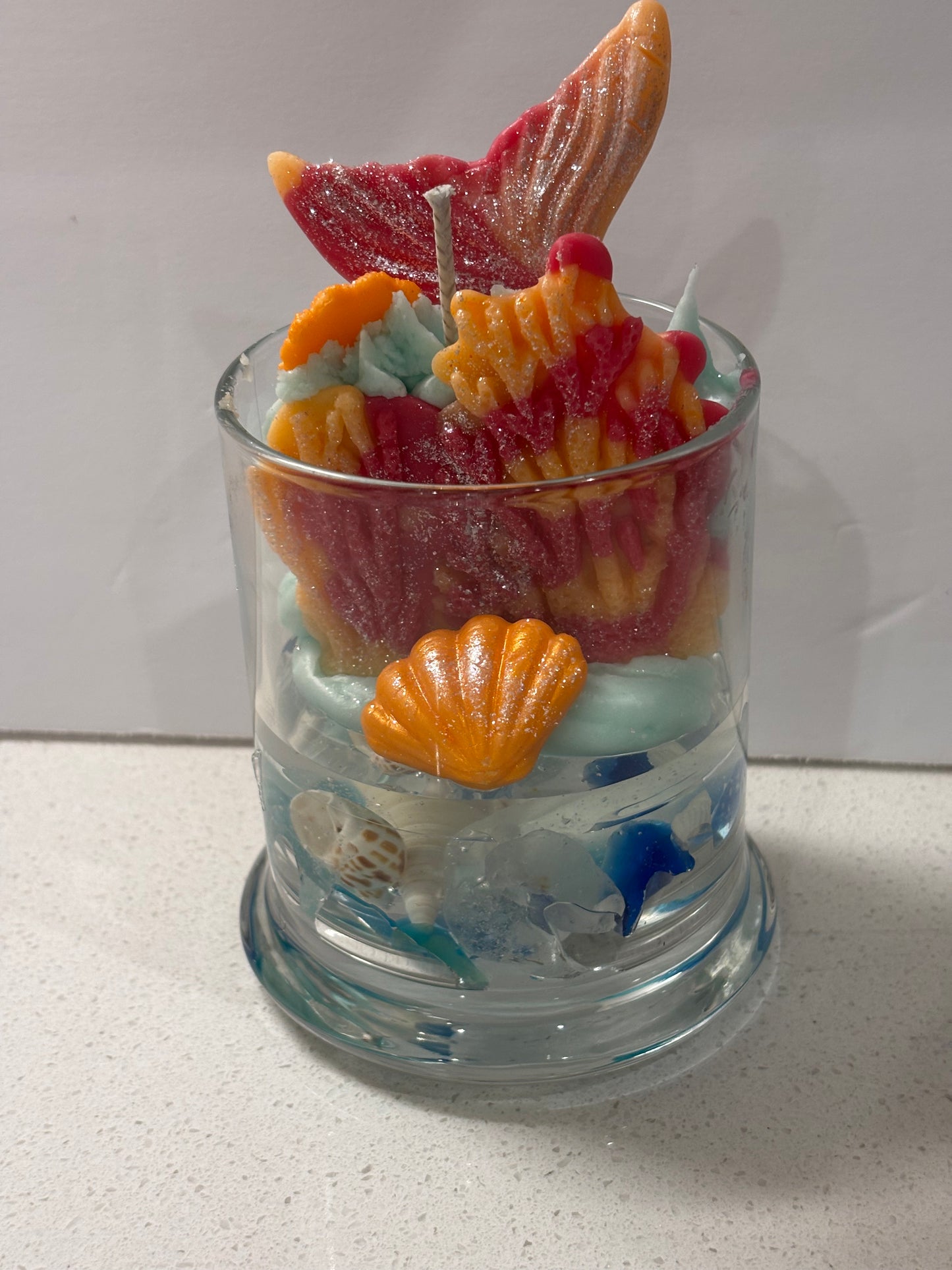 Mermaid Candle(Orange)