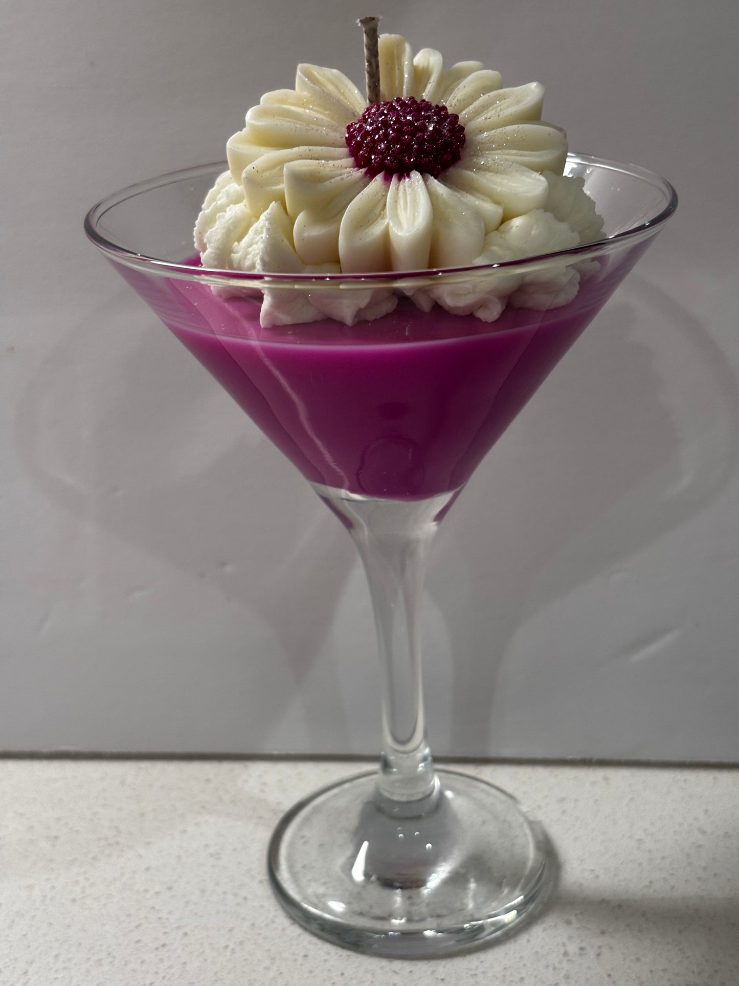 Peony Drink Candle(Purple)