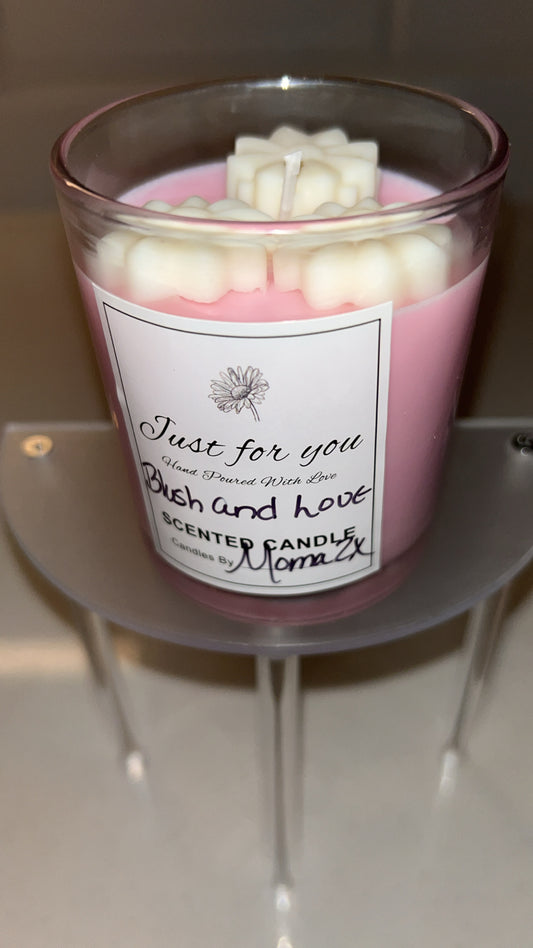 Homemade Strawberry Scented Candle