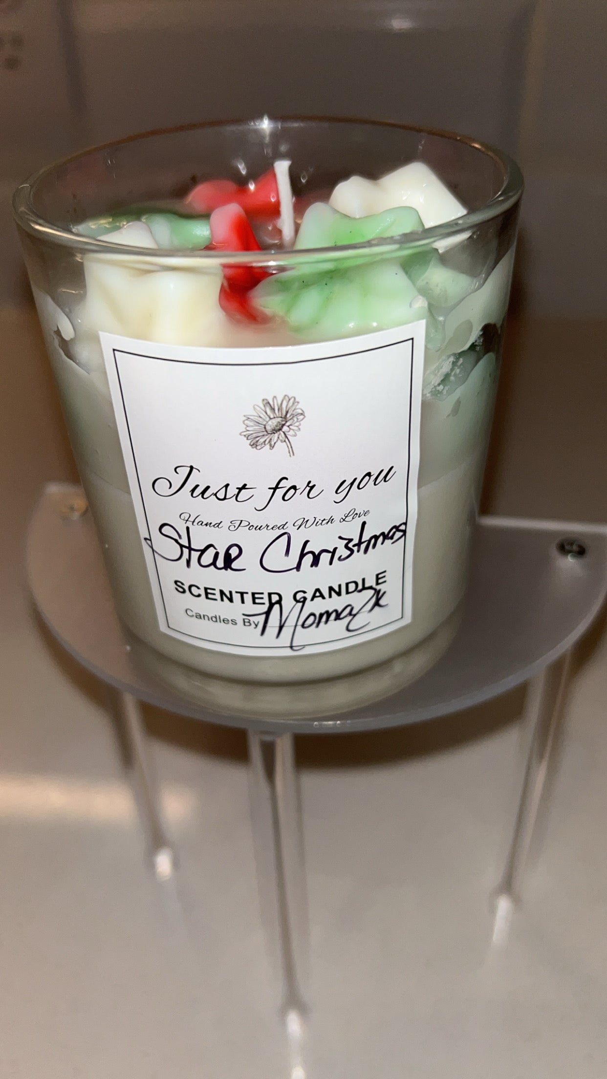 Homemade Vanilla Scented Candle