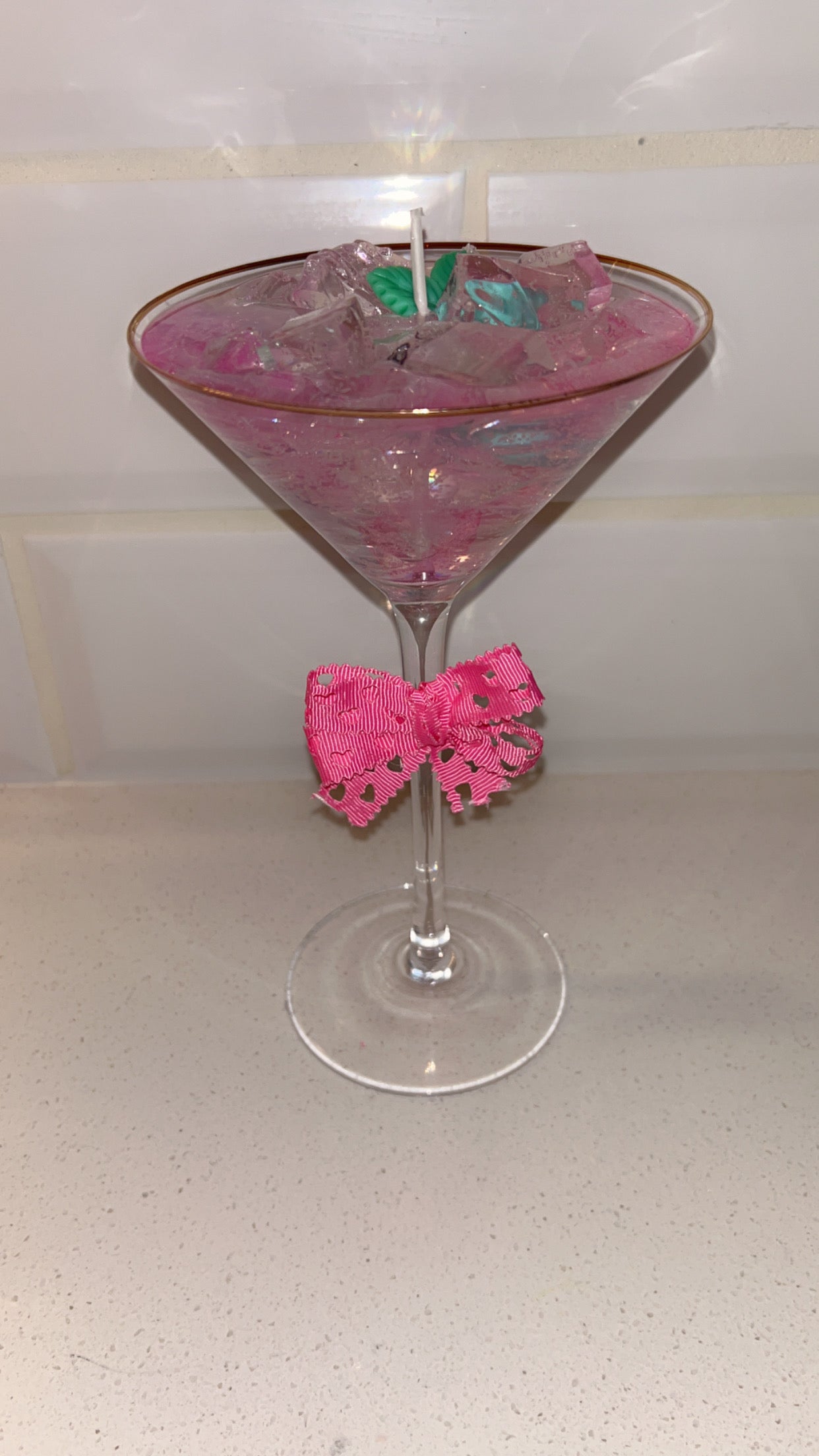 Pink Panties Drink Candle